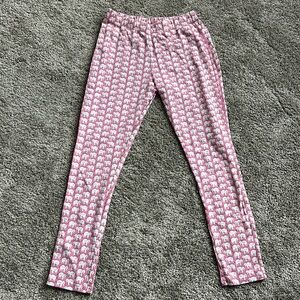 Roller Rabbit Pink Hathi Elephant pajama pants